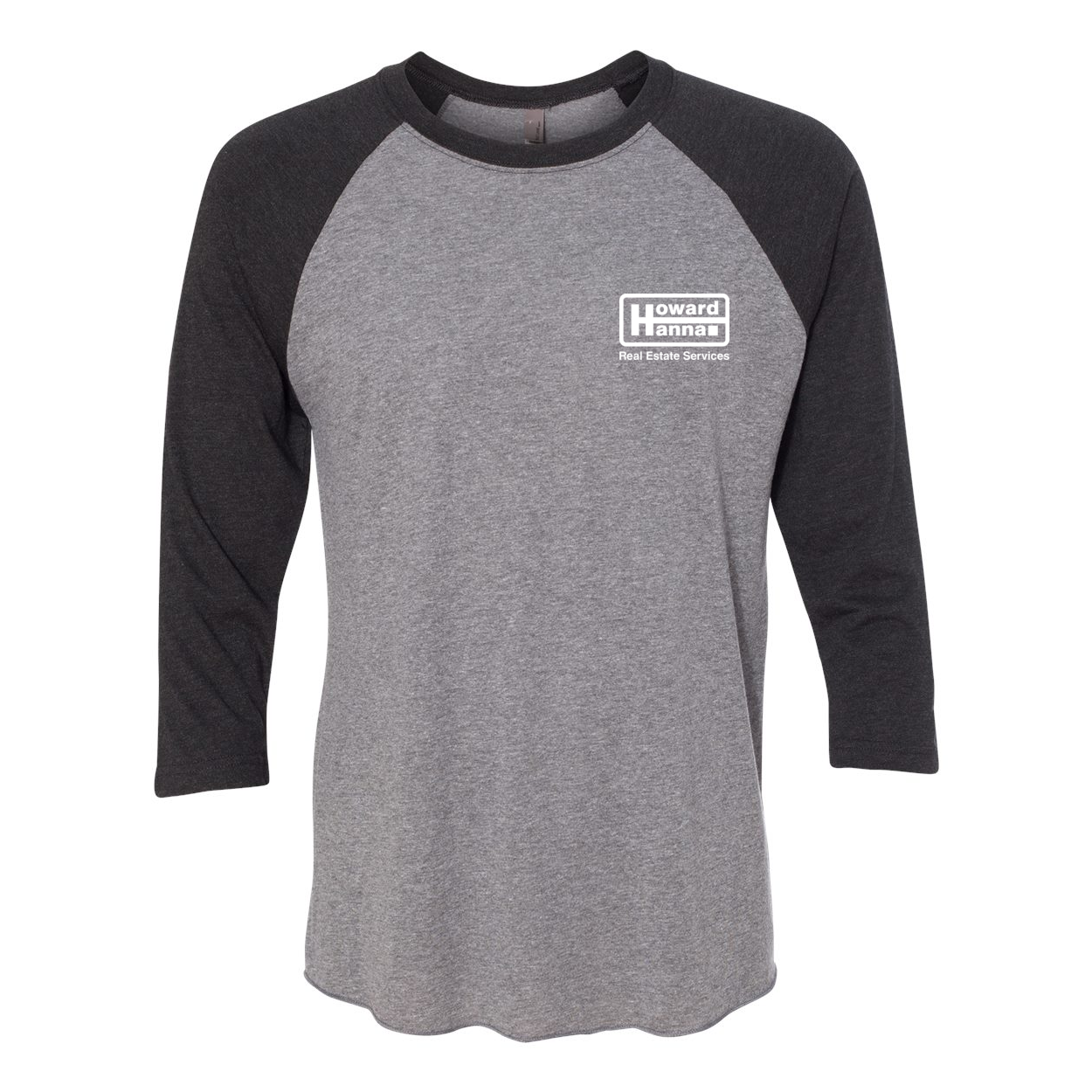 Howard Hanna Unisex Tri-Blend Three-Quarter Sleeve Baseball Raglan Tee