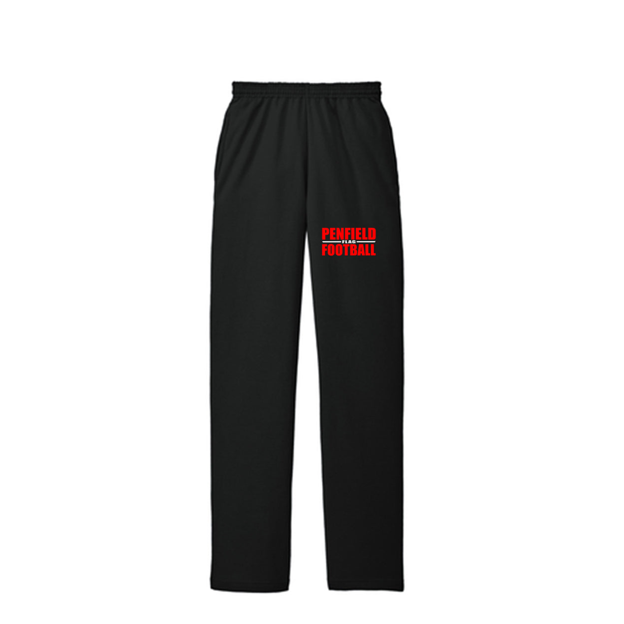 Flag Football Fleece Sweatpants- OPEN BOTTOM CUFFS
