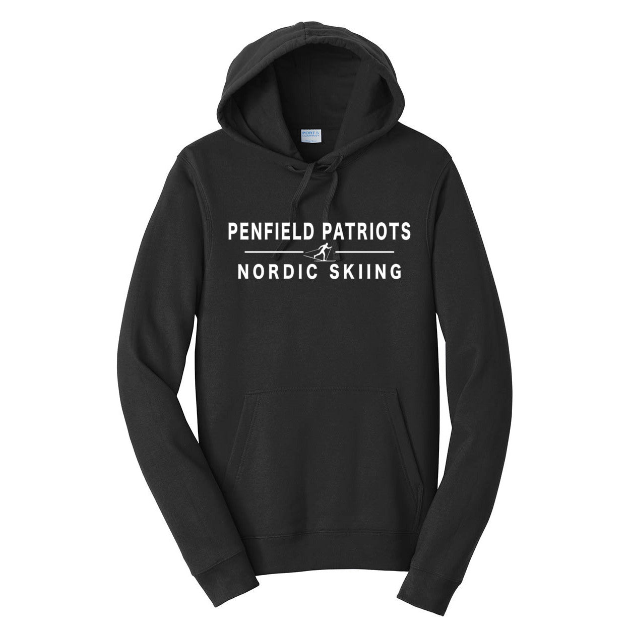 Nordic Skiing Unisex Hooded Sweatshirt