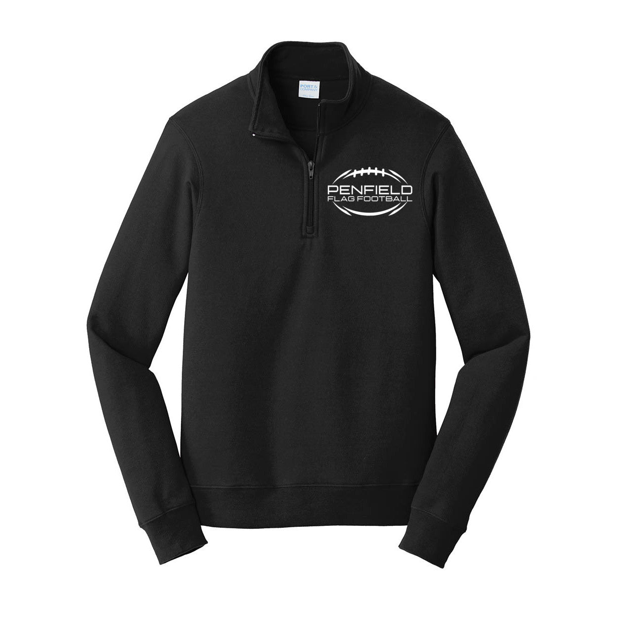 Flag Football Mens 1/4-Zip Pullover