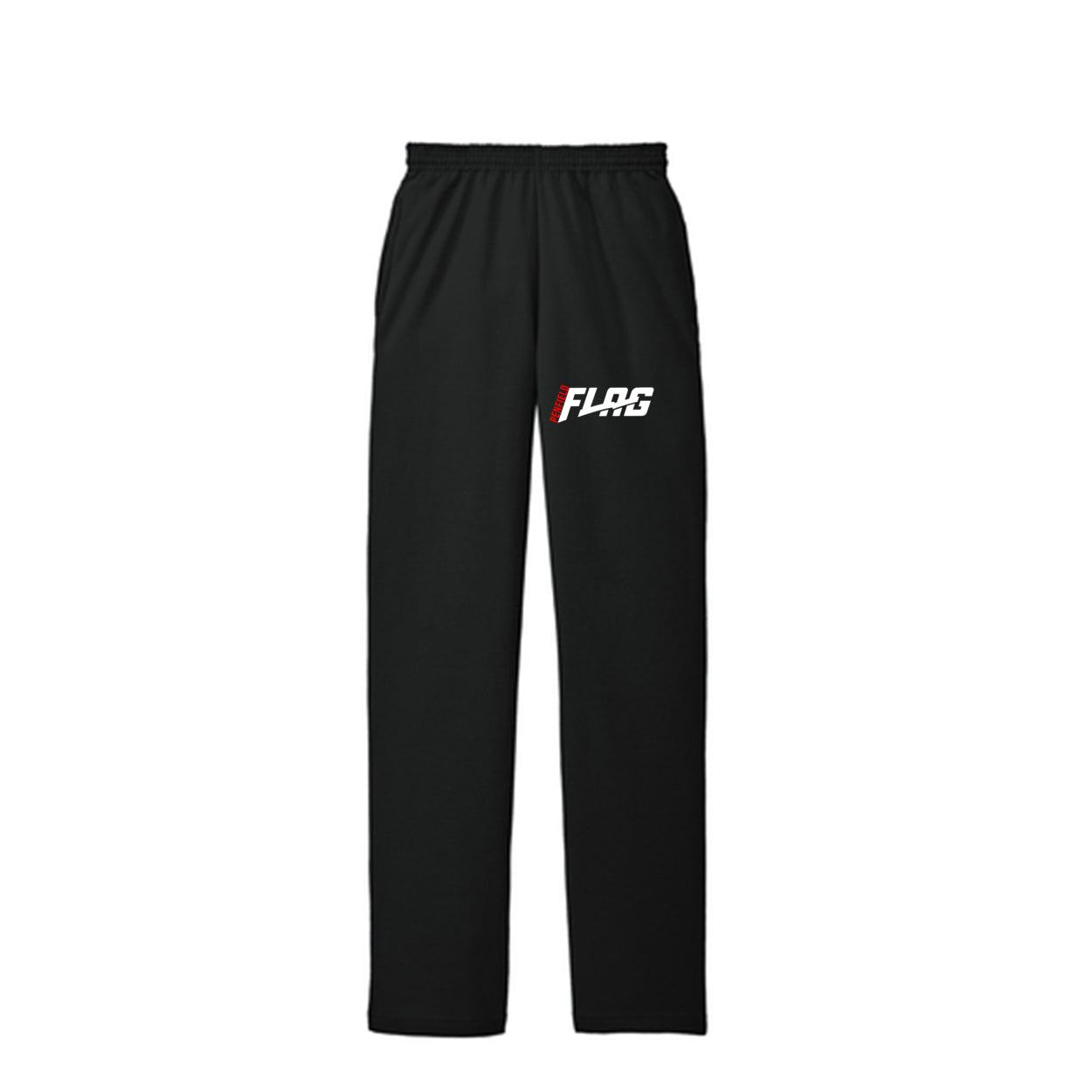 Flag Football Fleece Sweatpants- OPEN BOTTOM CUFFS