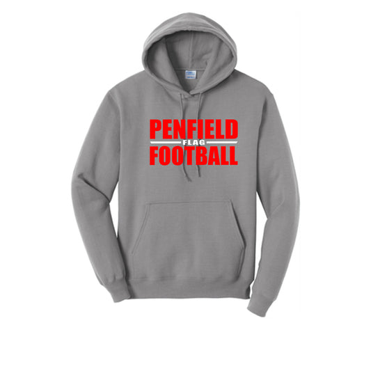 Flag Football Unisex Hooded Sweatshirt