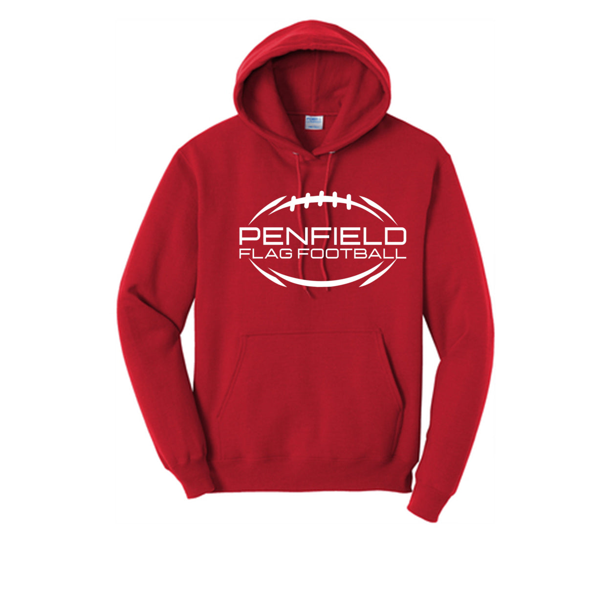 Flag Football Unisex Hooded Sweatshirt