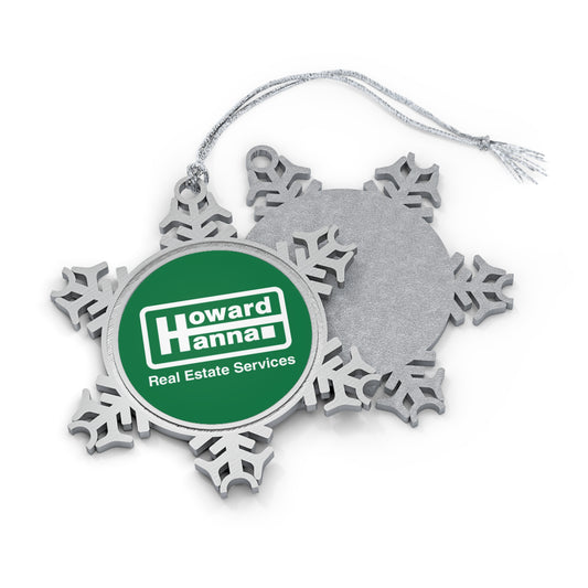 Howard Hanna Pewter Snowflake Ornament
