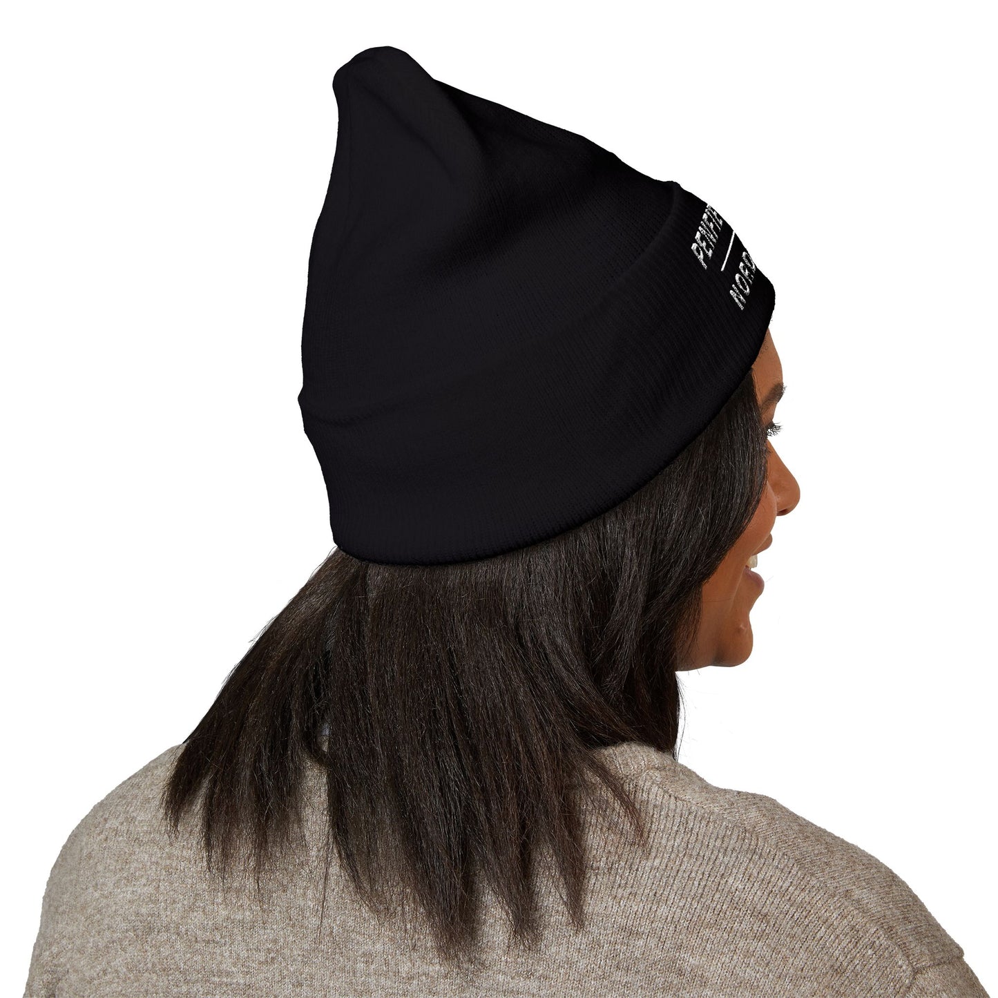 Nordic Skiing Cuffed Beanie