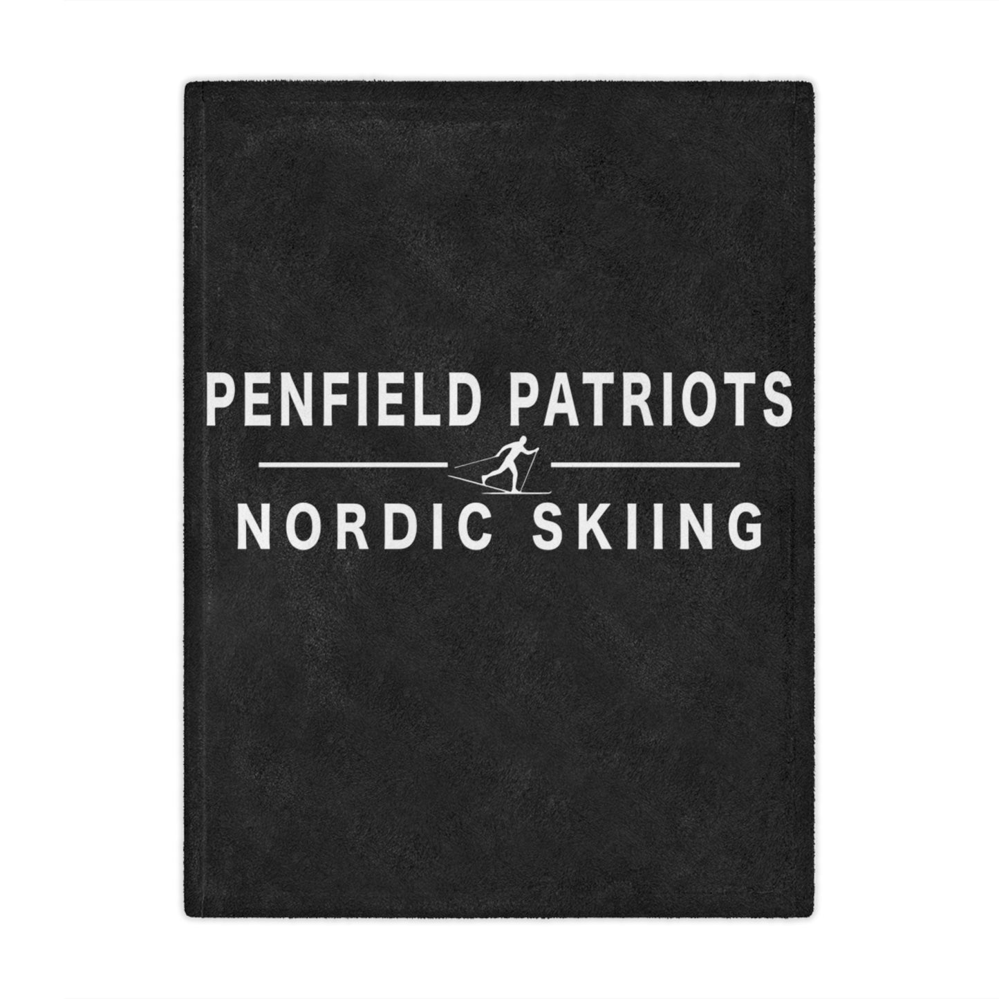 Nordic Skiing Throw Blanket