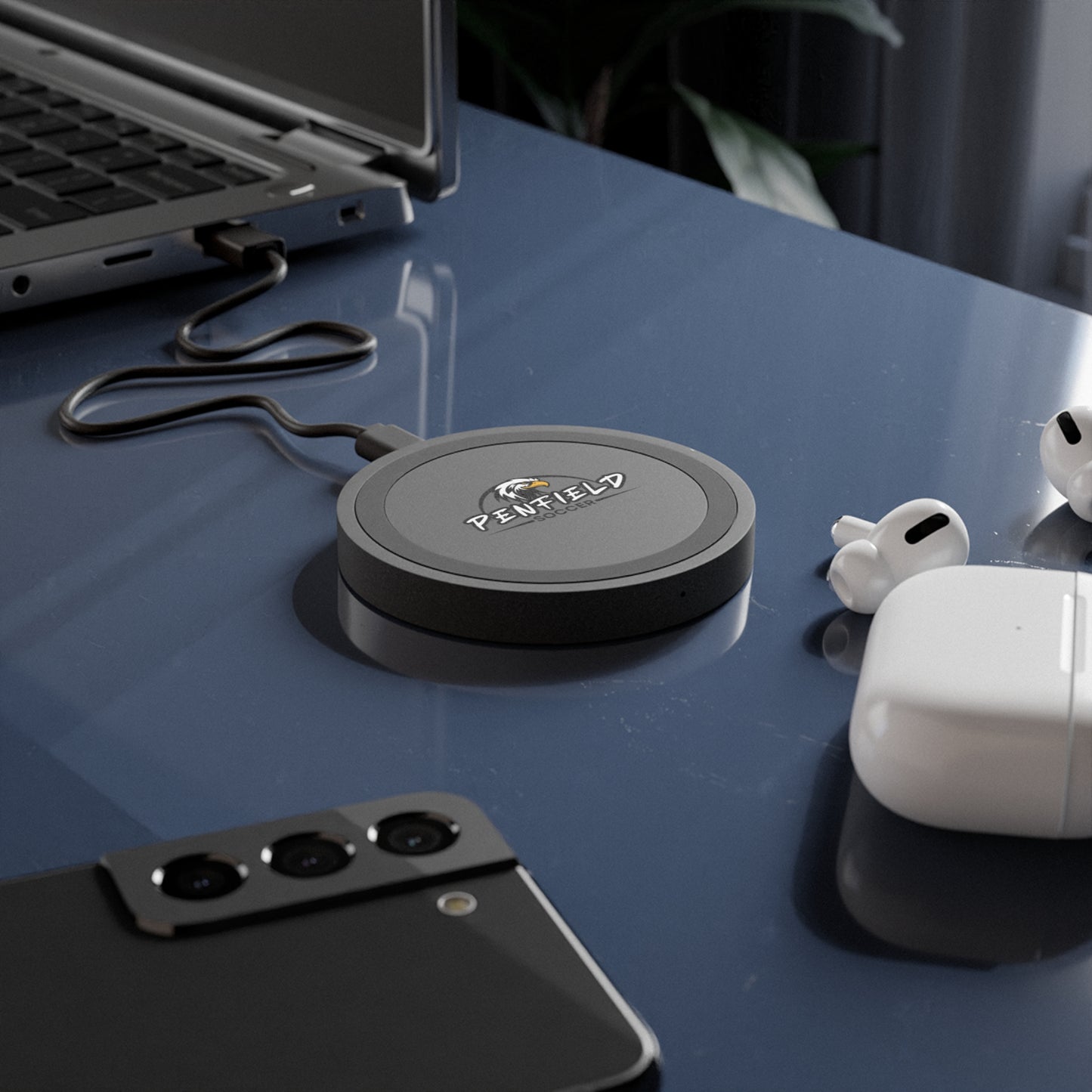 Soccer Themed Wireless Charging Pad