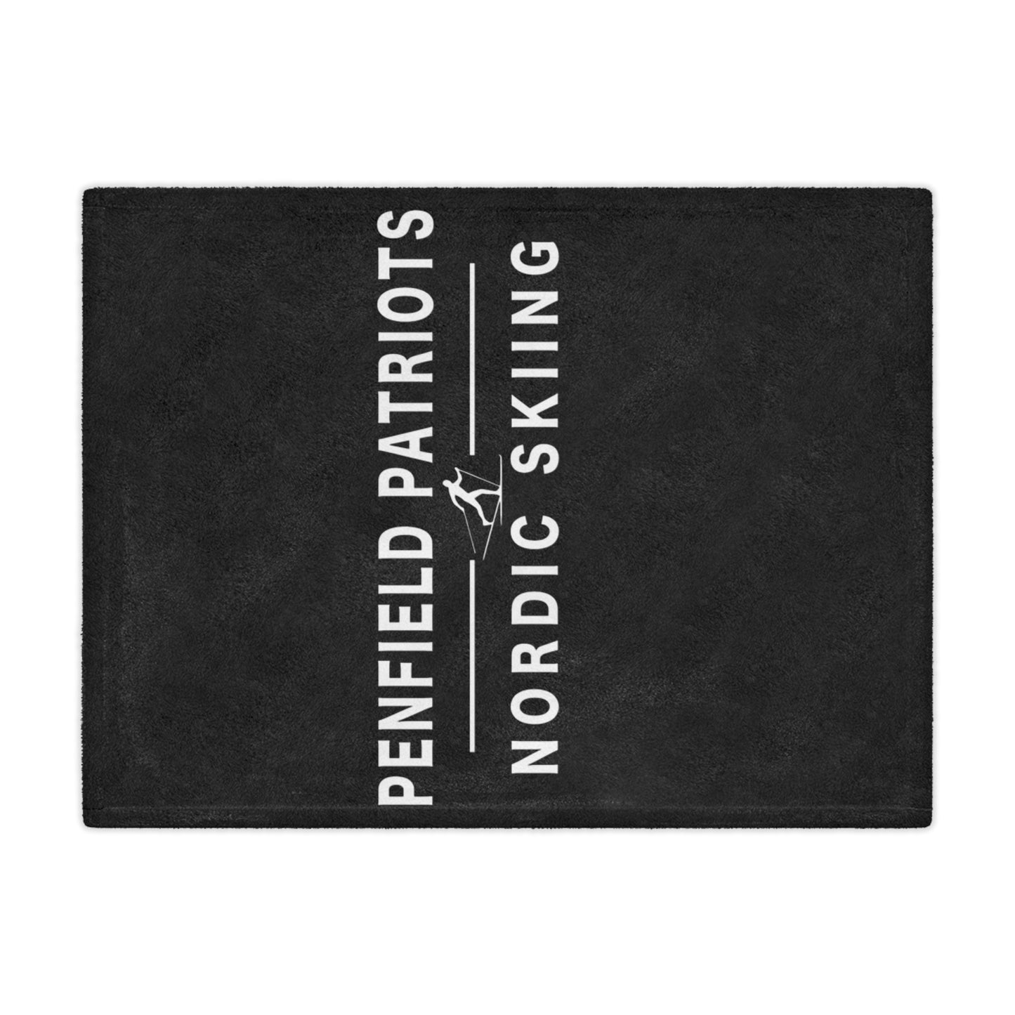 Nordic Skiing Throw Blanket