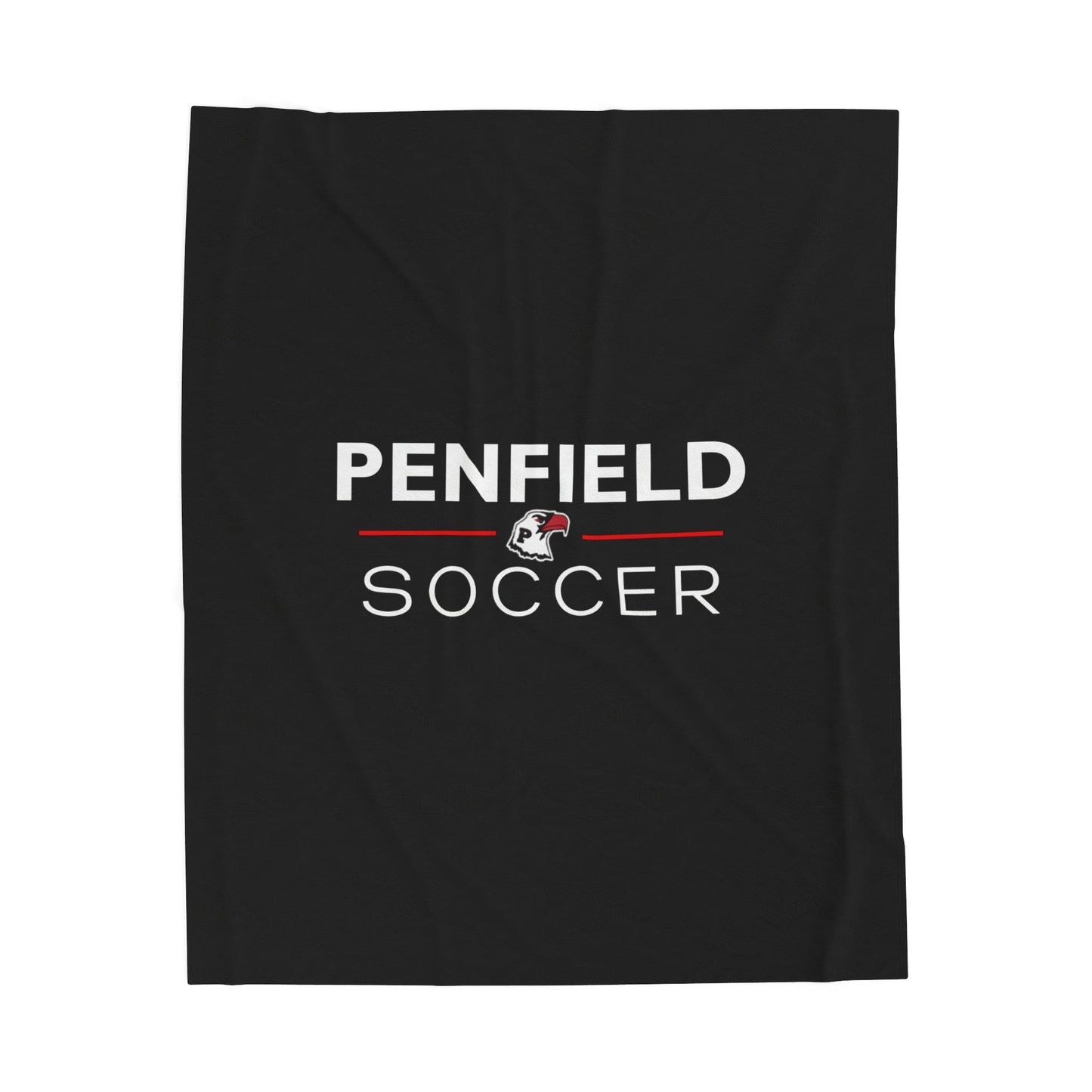 Cozy Soccer Velveteen Plush Blanket