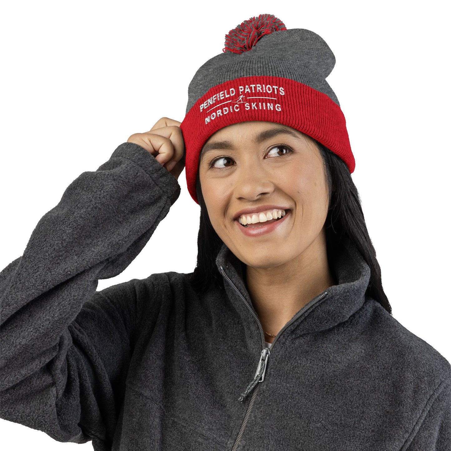 Featured Fundraiser Item:  Nordic Ski Pom Pom Beanie!!!!