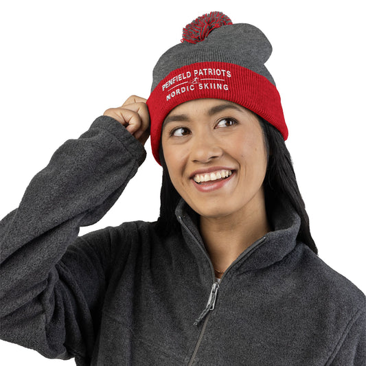 Featured Fundraiser Item:  Nordic Ski Pom Pom Beanie!!!!