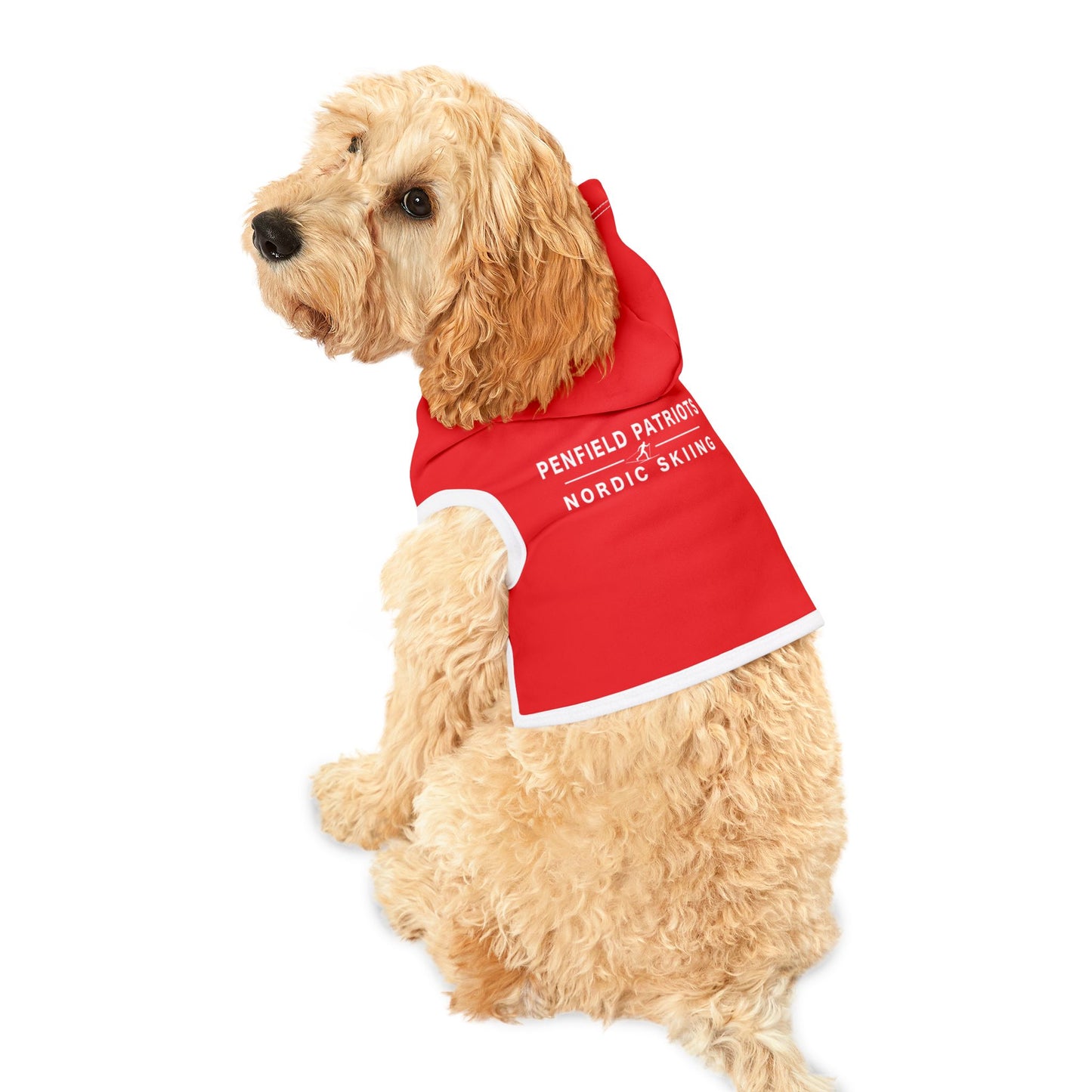 Nordic Skiing Pet Hoodie