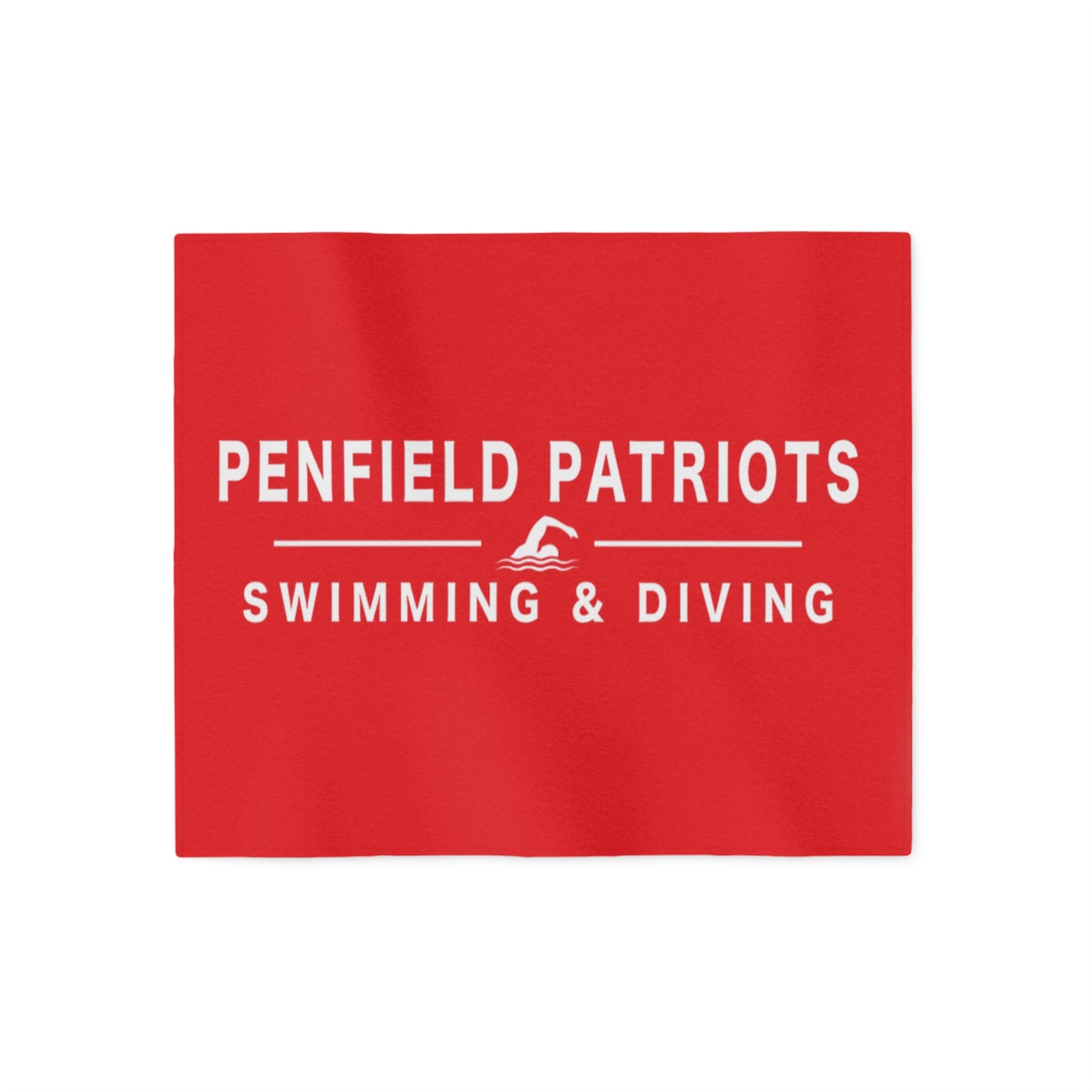 Swim and Dive Sweatshirt Blanket