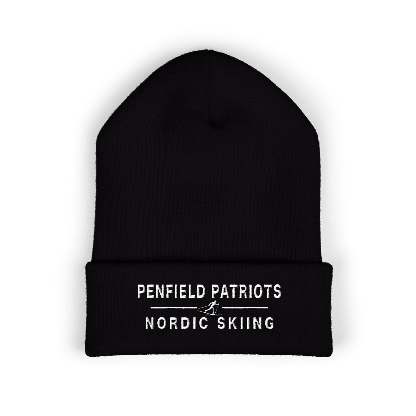 Nordic Skiing Cuffed Beanie
