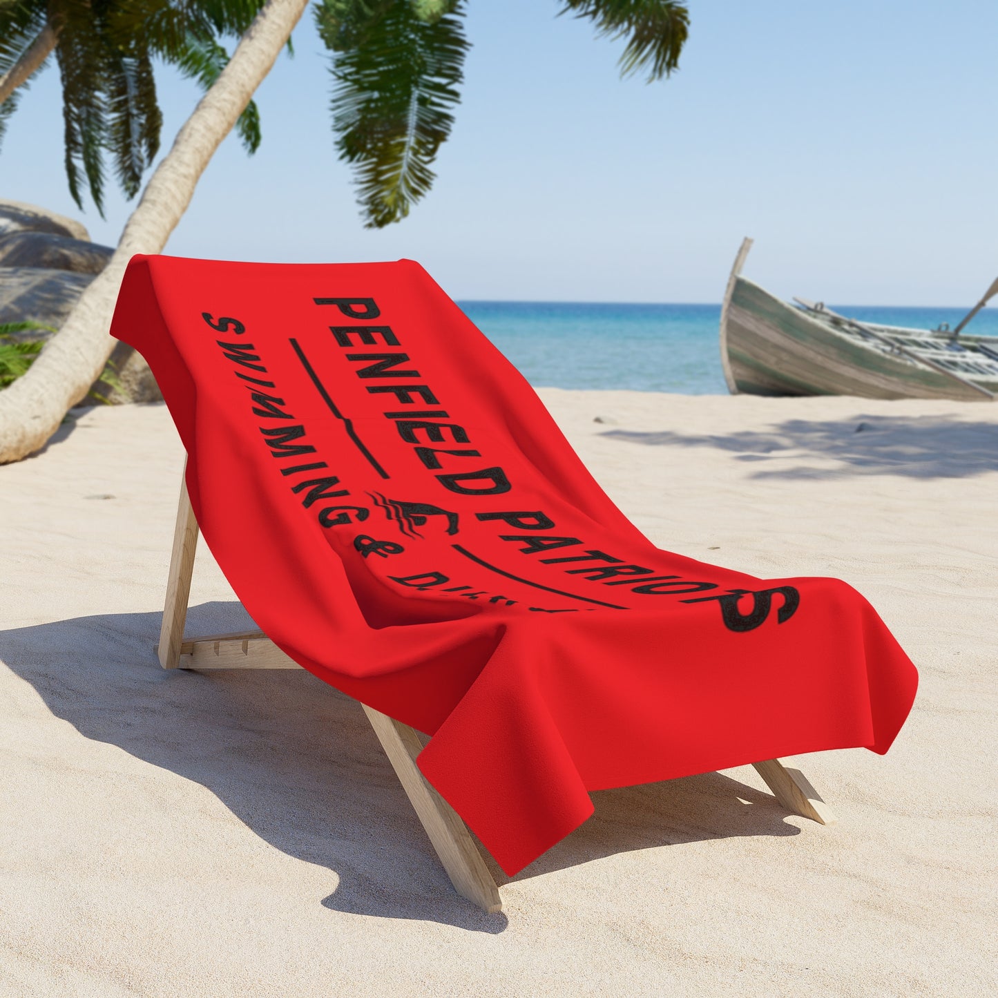 Swim and Dive Beach Towel