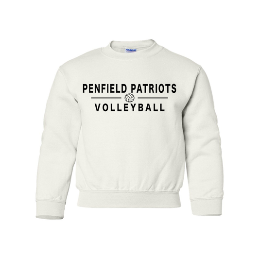 Volleyball Youth Crewneck Sweatshirt