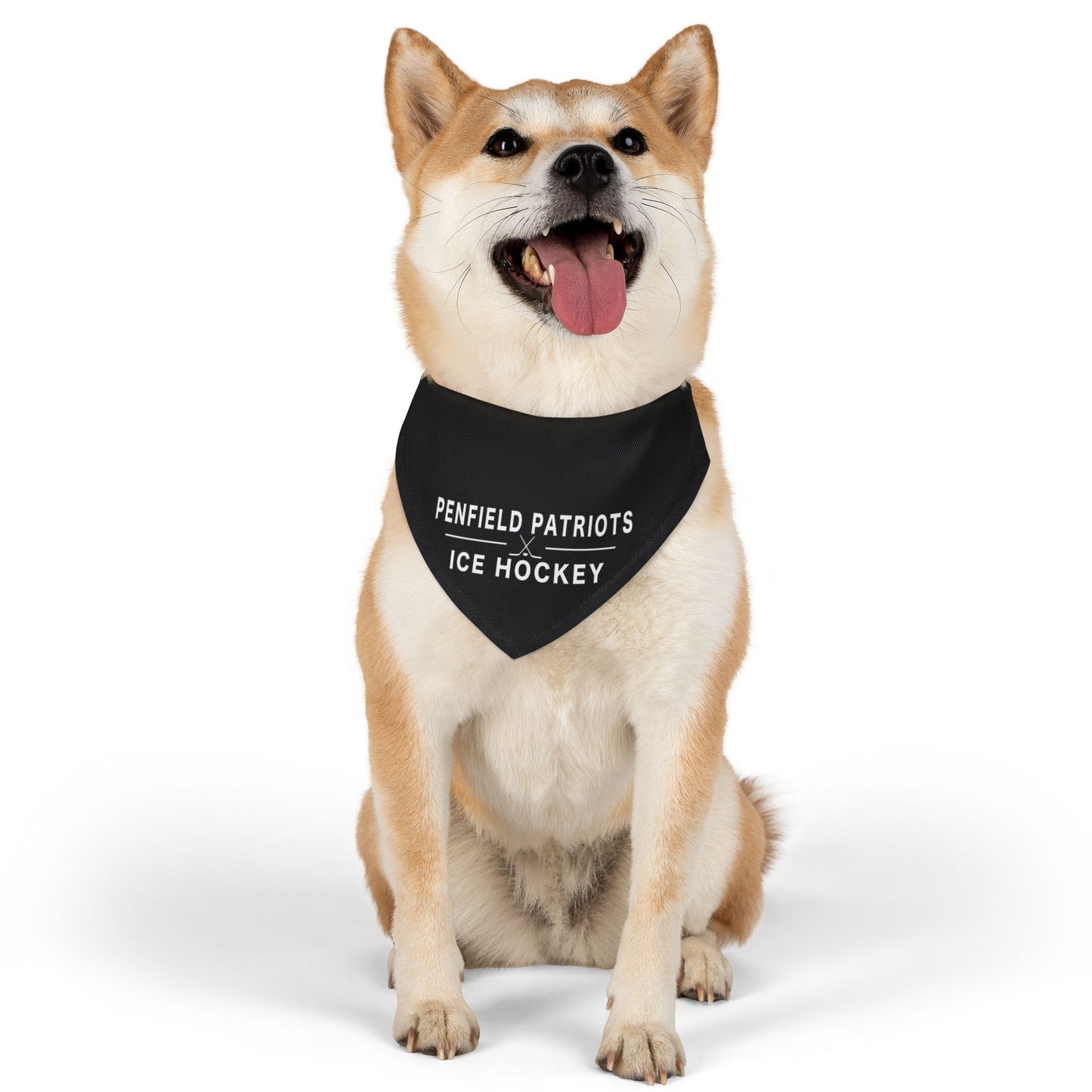Ice Hockey Pet Bandana Collar