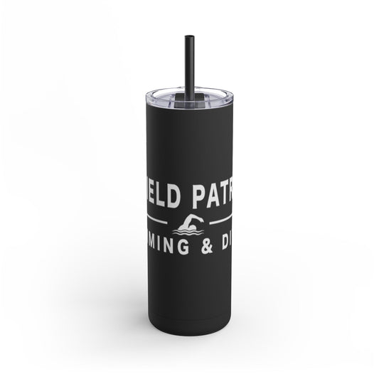 Swim and Dive Skinny Matte Tumbler, 20oz