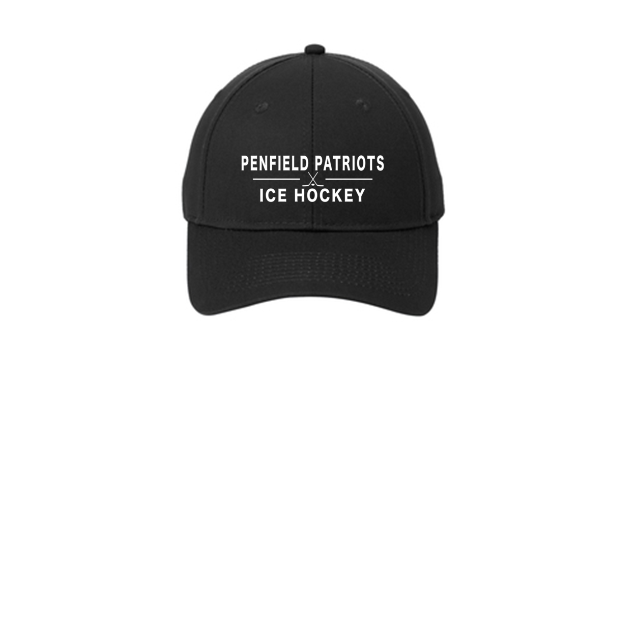 Ice Hockey Six Panel Twill Baseball Cap