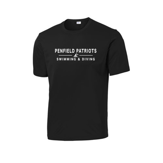 Swim and Dive Unisex Dry Fit Short Sleeve