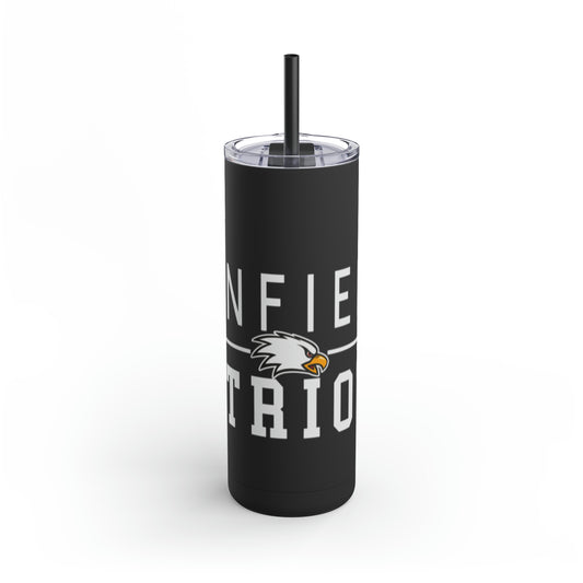 Patriots Skinny Matte Tumbler, 20oz
