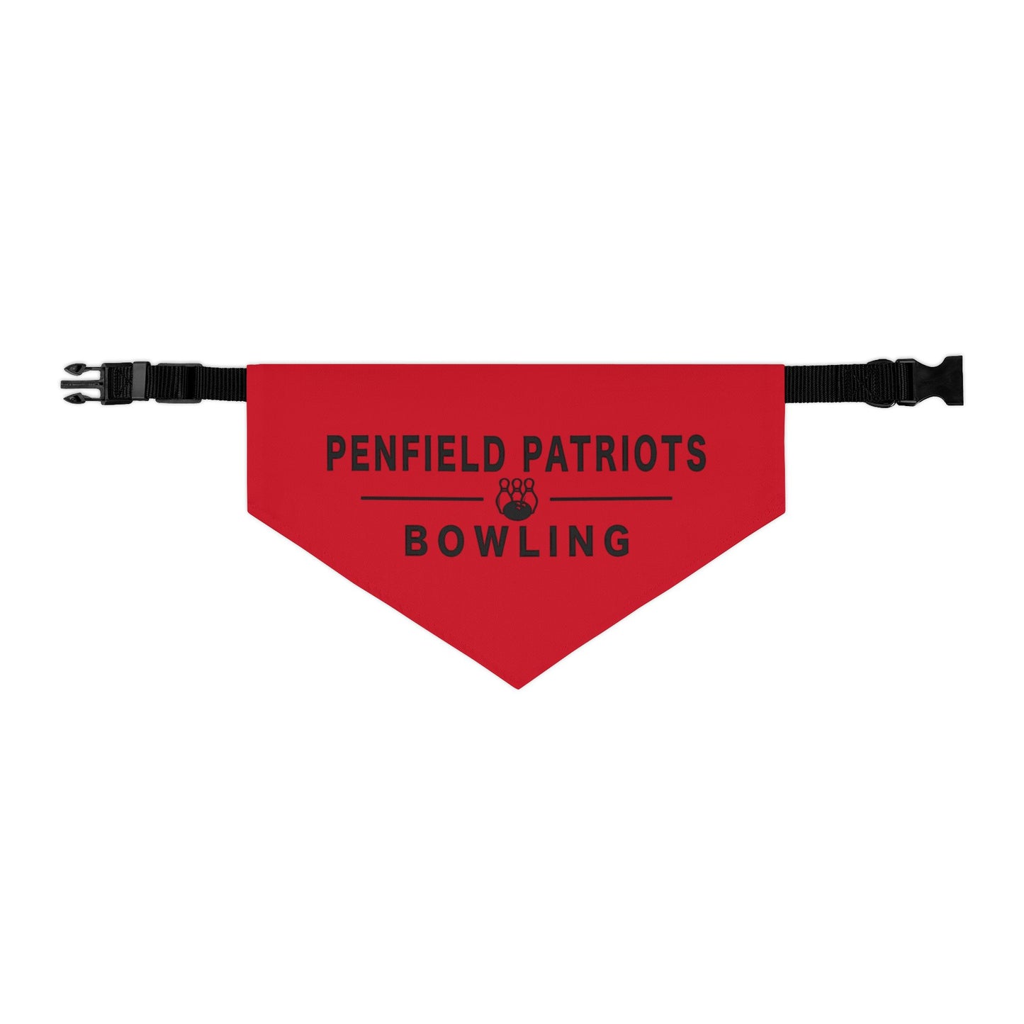 Bowling Pet Bandana Collar