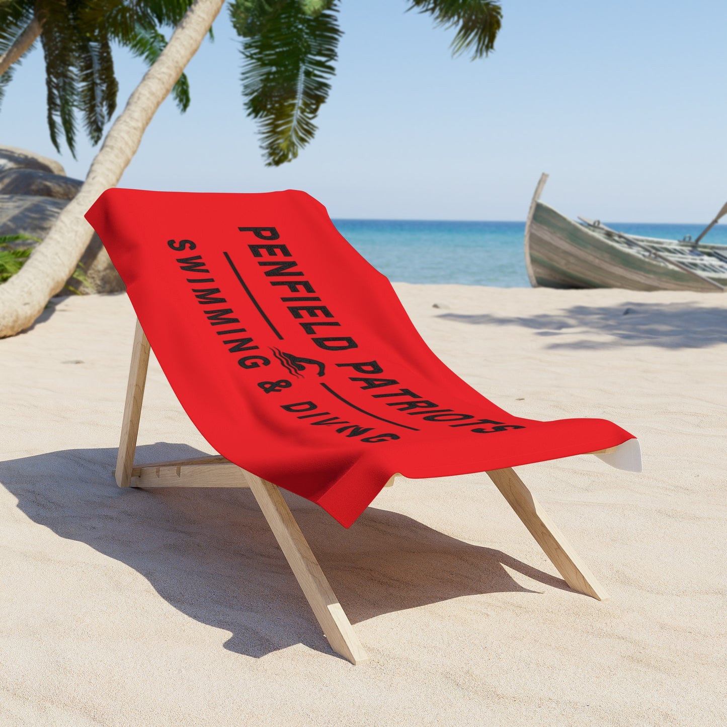 Swim and Dive Beach Towel