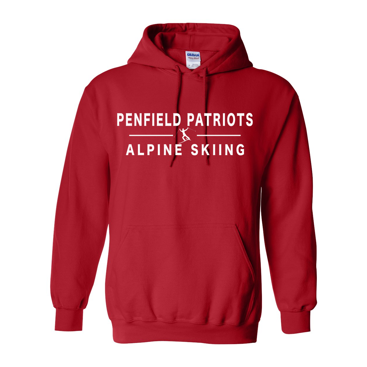 Alpine Skiing Hooded Sweatshirt