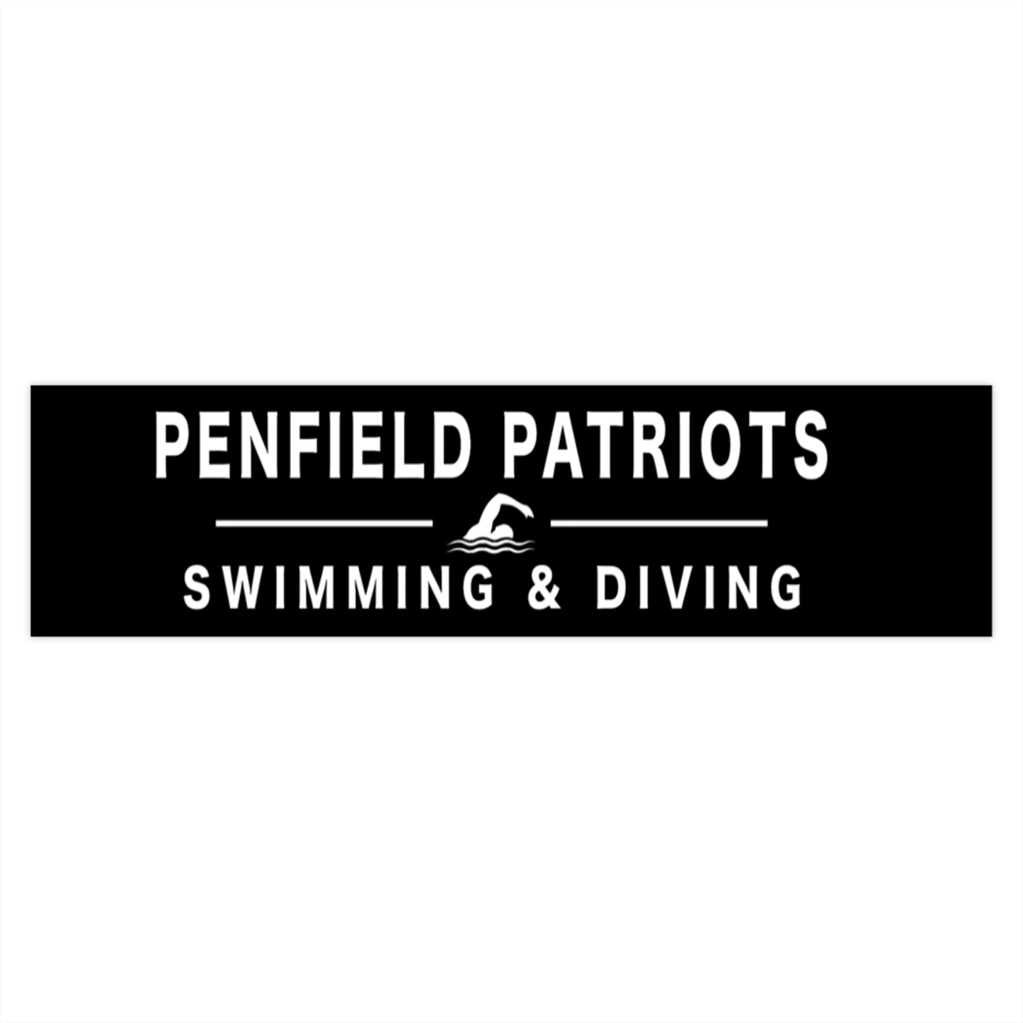 Swim and Dive Bumper Sticker