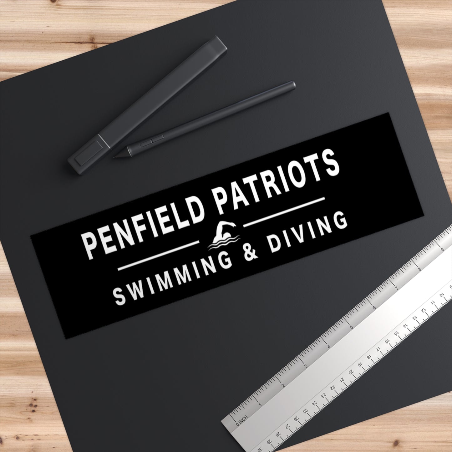 Swim and Dive Bumper Sticker