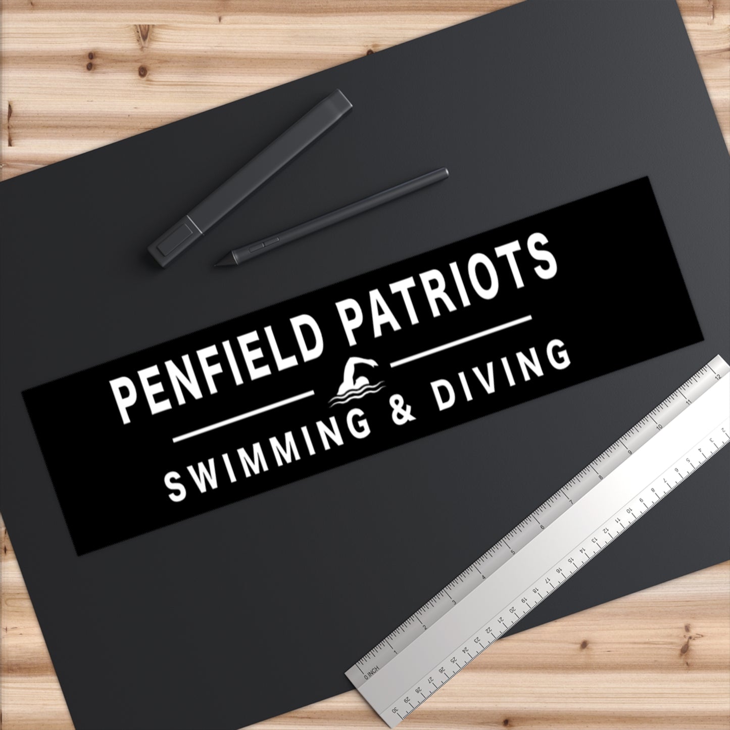 Swim and Dive Bumper Sticker