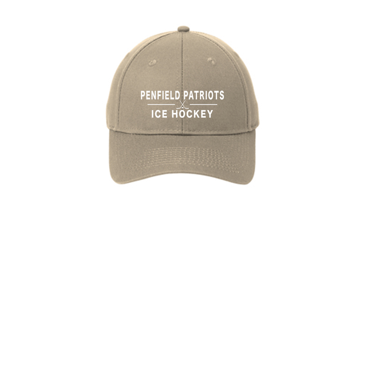 Ice Hockey Six Panel Twill Baseball Cap