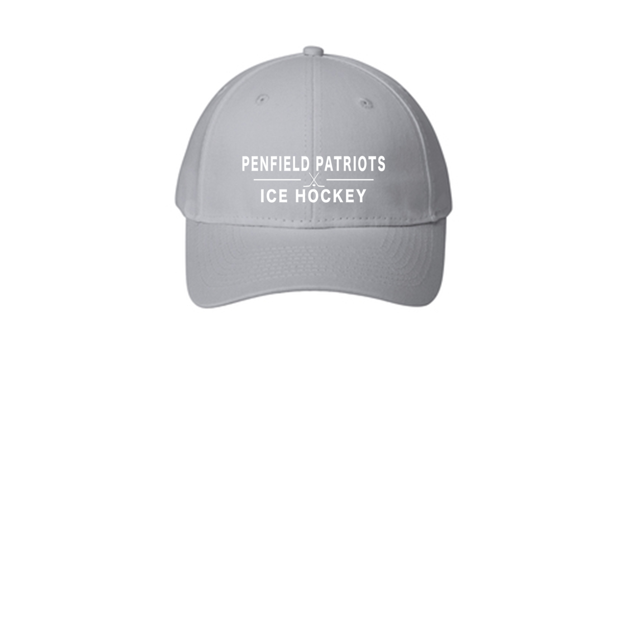 Ice Hockey Six Panel Twill Baseball Cap