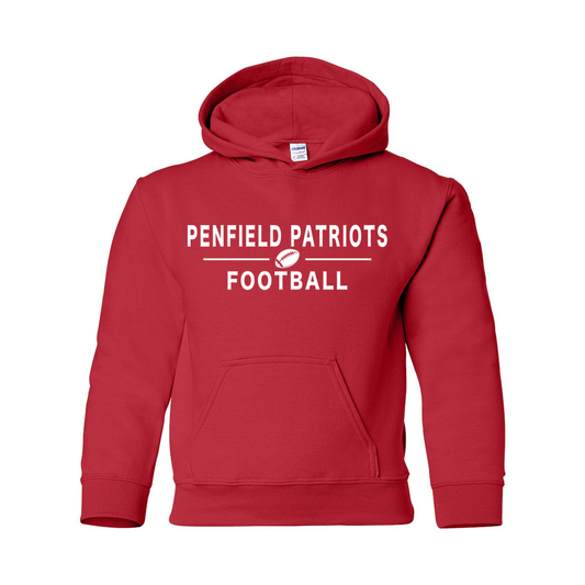 Football Youth Hooded Sweatshirt