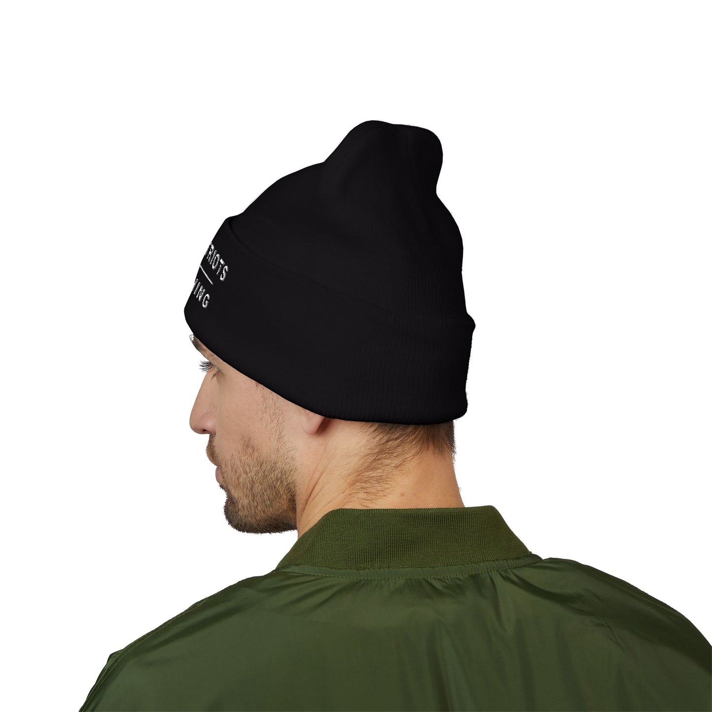 Nordic Skiing Cuffed Beanie