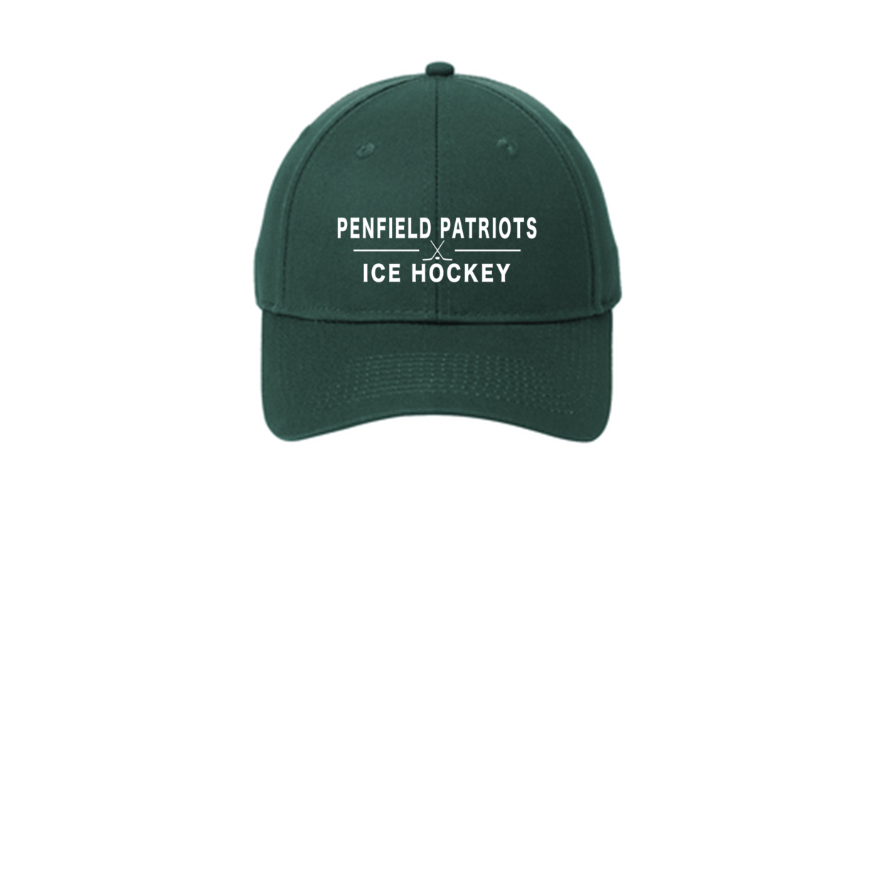 Ice Hockey Six Panel Twill Baseball Cap