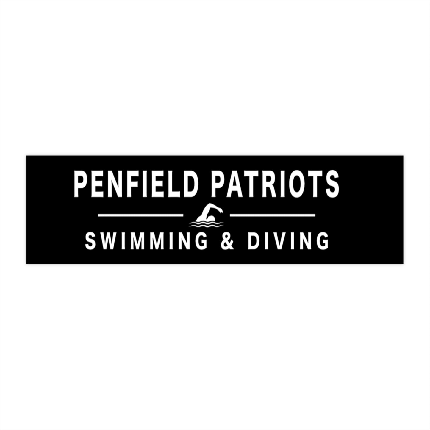 Swim and Dive Bumper Sticker