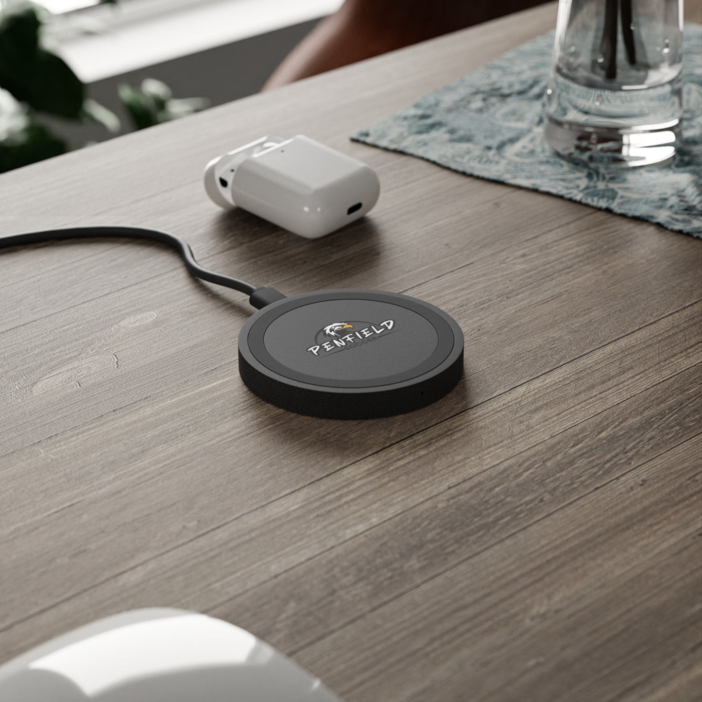 Soccer Themed Wireless Charging Pad