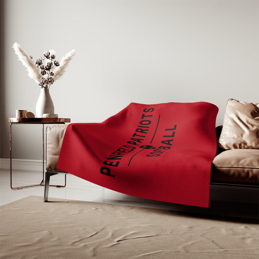 Softball Sweatshirt Blanket