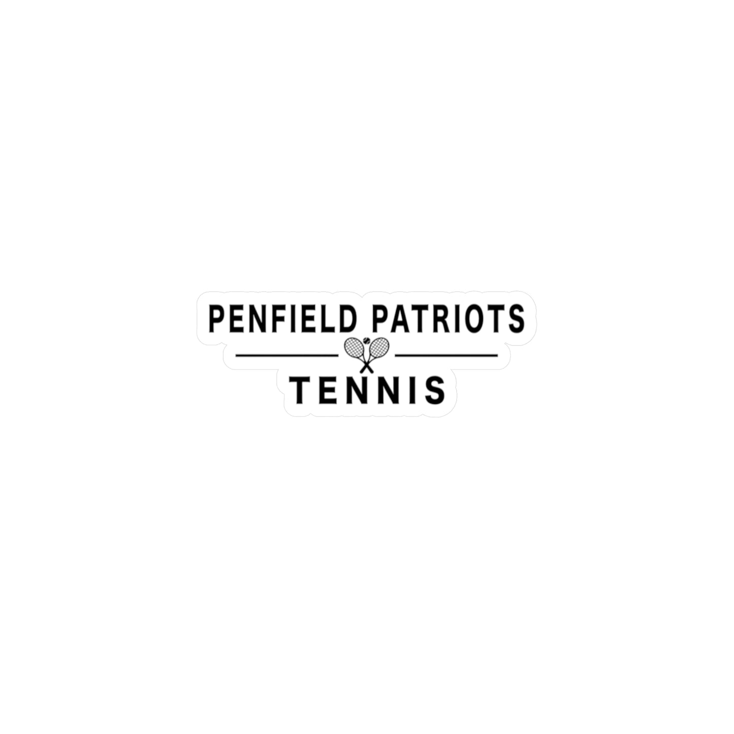 Tennis Vinyl Decal