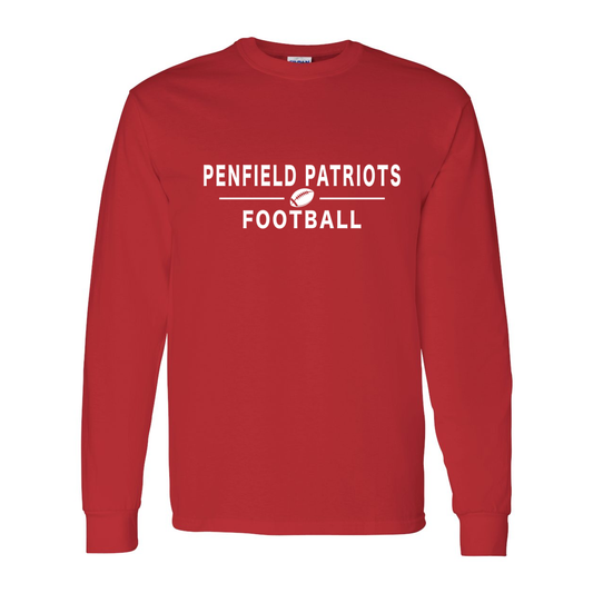 Football Heavy Cotton Long Sleeve T-Shirt