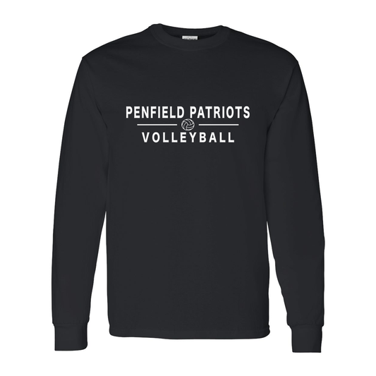 Volleyball Unisex Heavy Cotton Long Sleeve T-Shirt