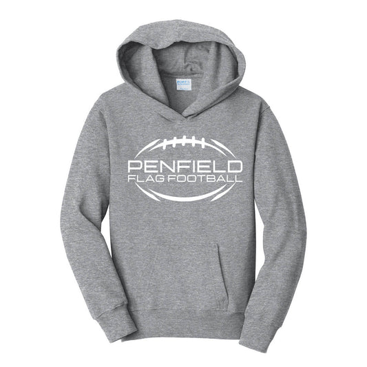 Flag Football Youth Hooded Sweatshirt