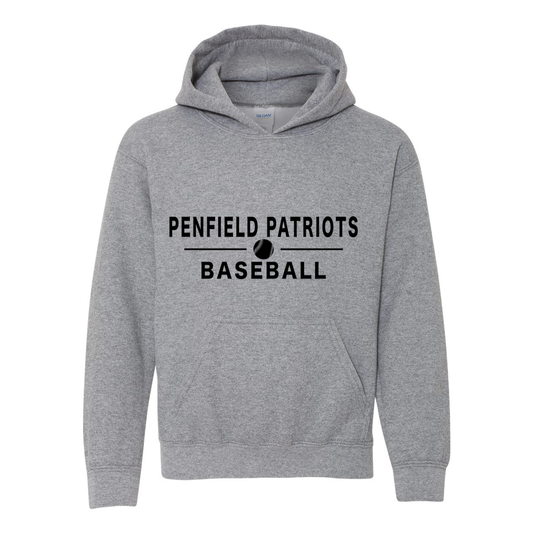Baseball Youth Hooded Sweatshirt