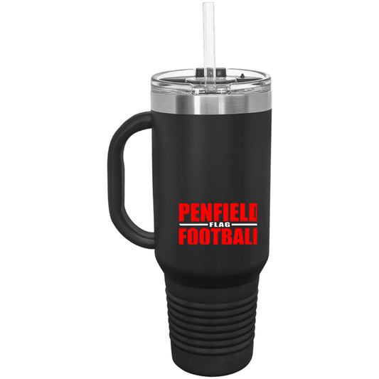 Flag Football 40 oz Travel Mug