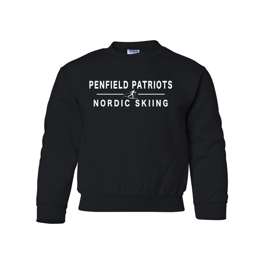 Nordic Skiing Youth Crewneck Sweatshirt