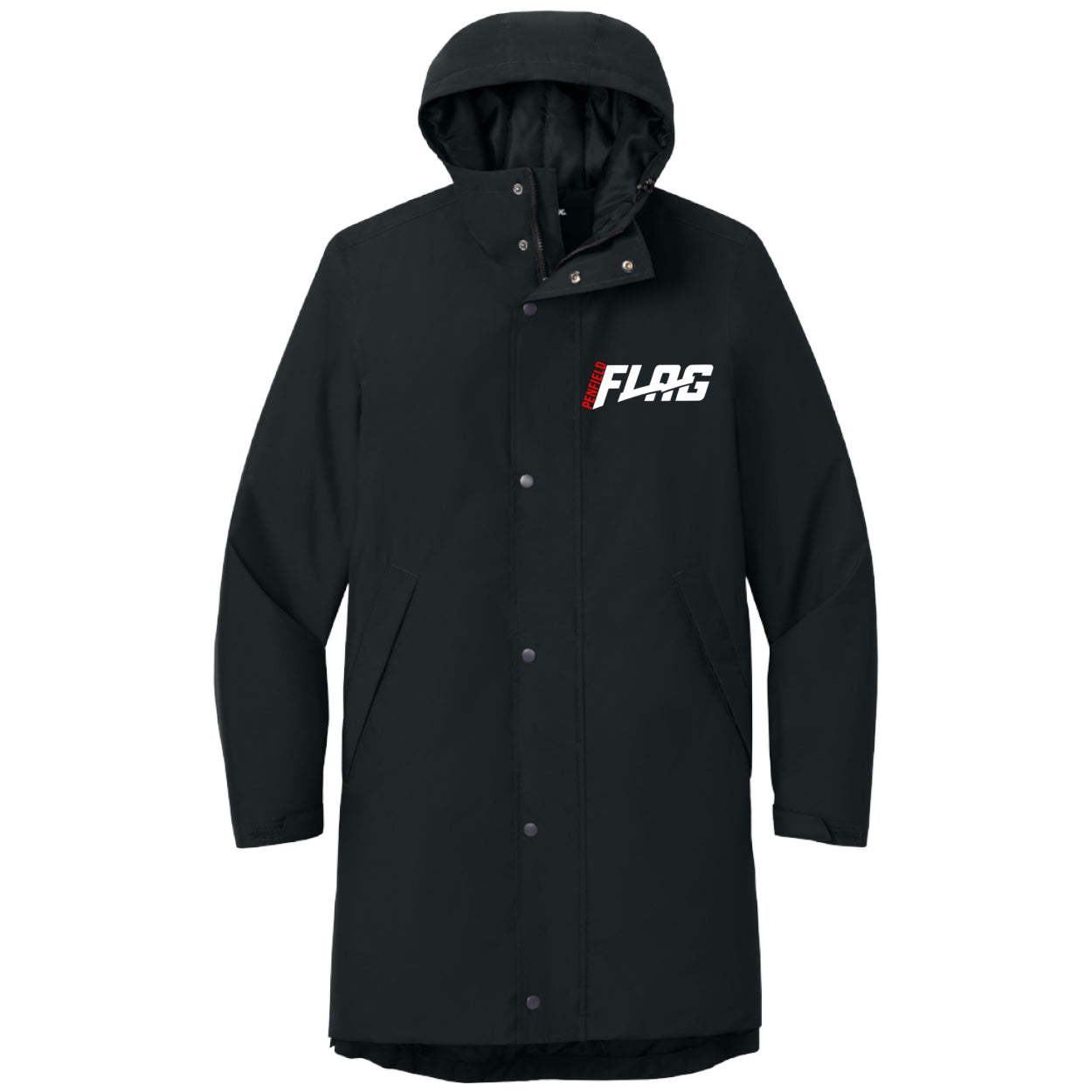 Flag NFL Logo Waterproof Insulated Sideline Parka
