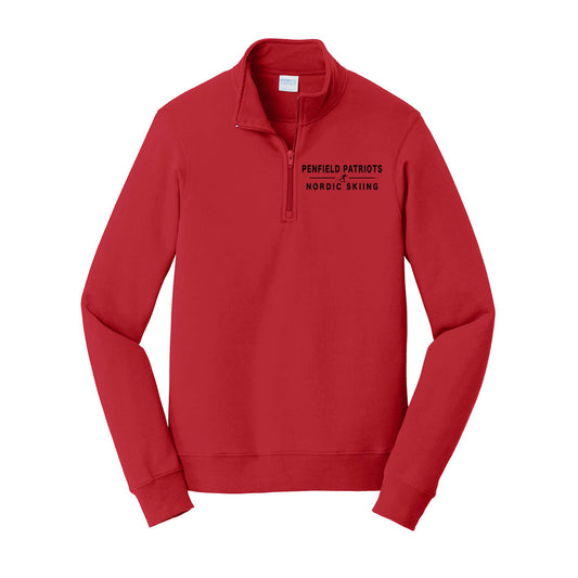 Nordic Skiing Fleece 1/4-Zip Pullover Sweatshirt
