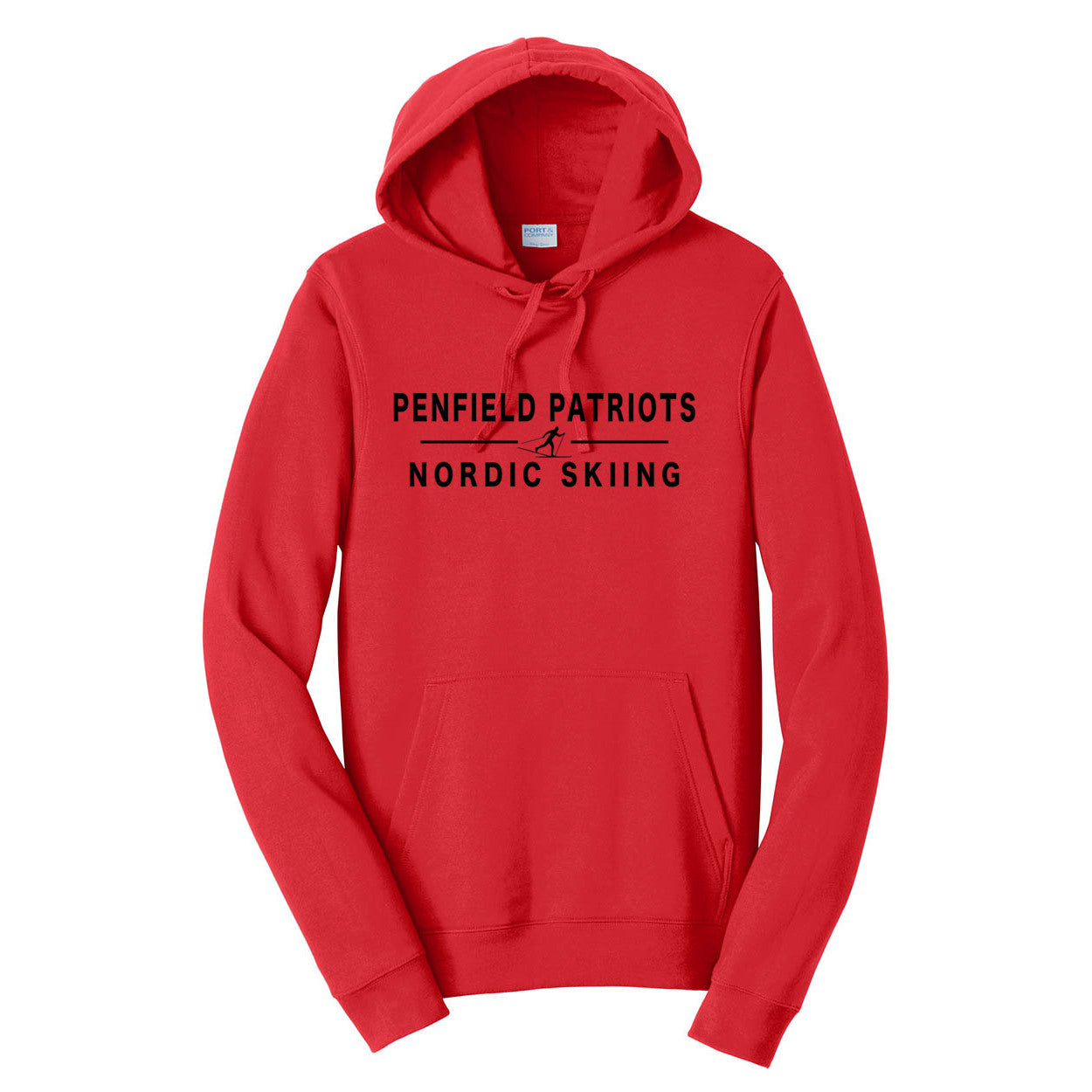 Nordic Skiing Unisex Hooded Sweatshirt