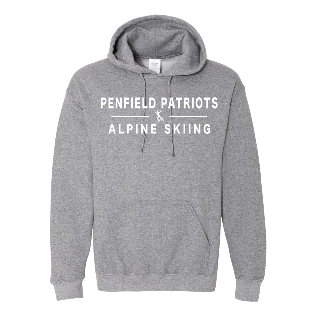 Alpine Skiing Hooded Sweatshirt
